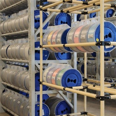 G.652D 유리섬유 화이트 컬러 베어섬유